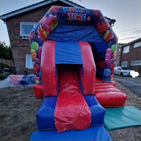 Party Time bounce and slide combo castle